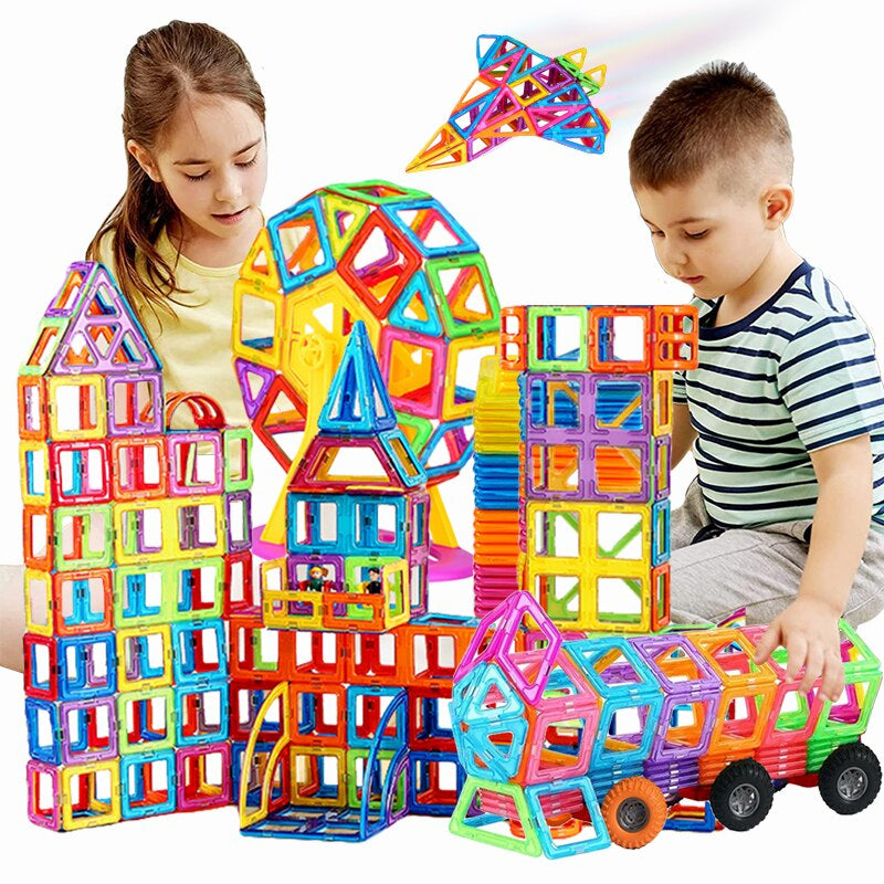 Magnetfliesen Konstruktionsspielzeug STEM – Pädagogisches Lernspiel für Kinder