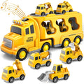 Kinder Spielzeug-Lastwagen - Musik & Licht mit Baufahrzeugen