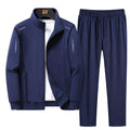 Herren-Trainingsanzug-Set – Jacke mit Reißverschluss & Schmal geschnittene Hose