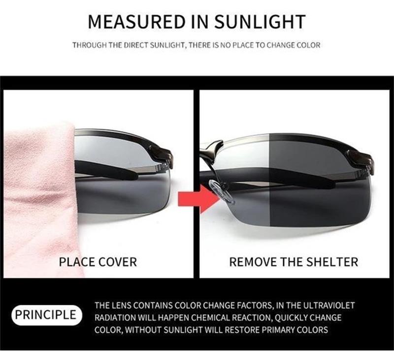 2023 Photochromic Sunglasses with Anti - glare Polarized Lens（50% OFF） - ALPINE WEAR