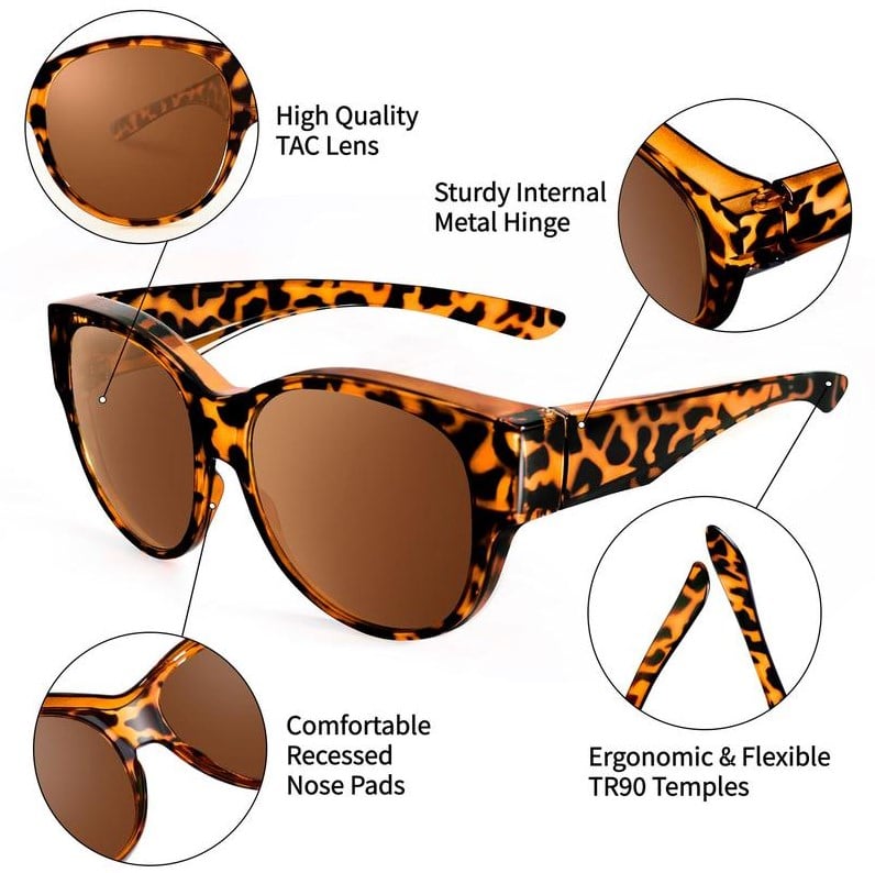 🕶️2025 New Oversized Cat Eye Sunglasses☀️Polarized UV400 Protection - ALPINE WEAR