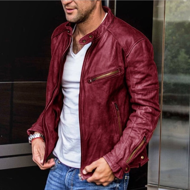 Herren Jacke - Maßgeschneiderter Biker-Stil