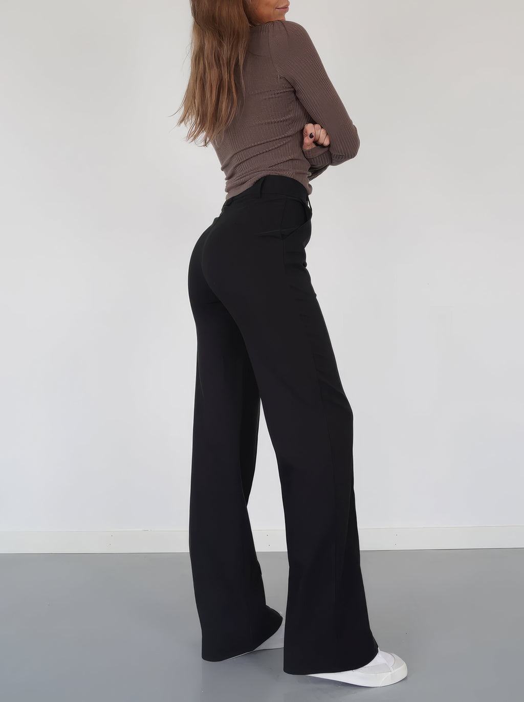 Damen High-Waisted Arbeitshose - Weites Bein Passform