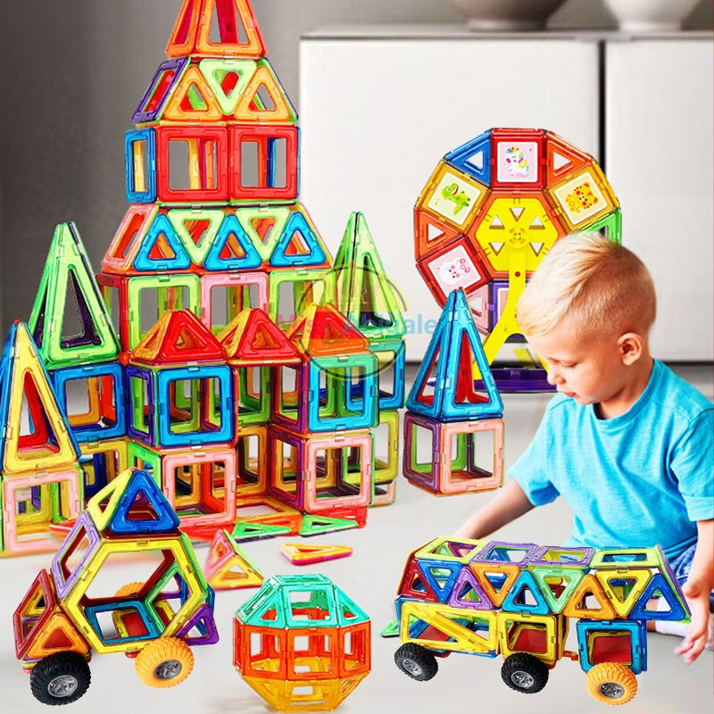 Magnetfliesen Konstruktionsspielzeug STEM – Pädagogisches Lernspiel für Kinder