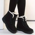 Damen Winter Stiefeletten - Schnürung mit Weicher Innenseite