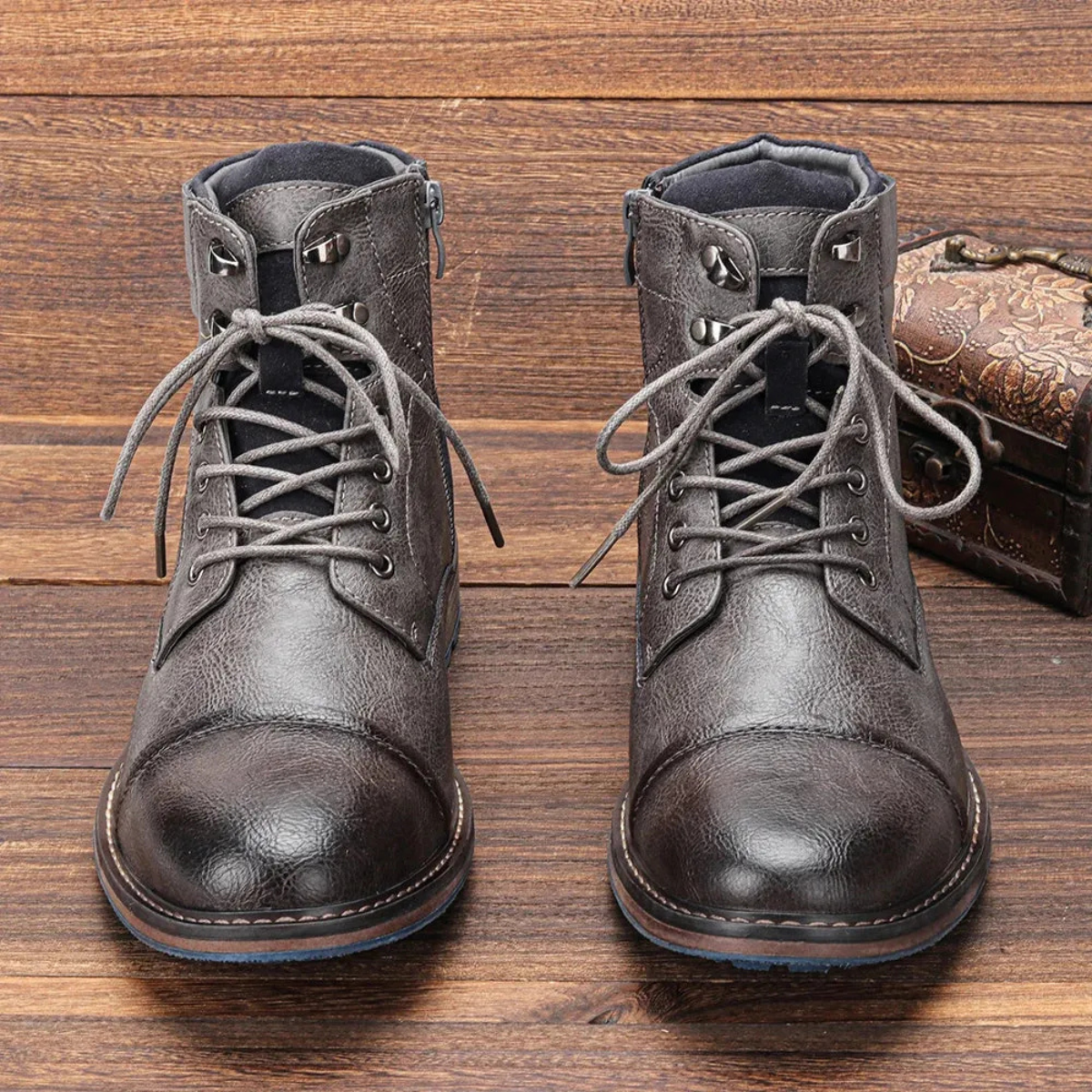 Herren Stiefeletten – Vintage Schnürstiefel