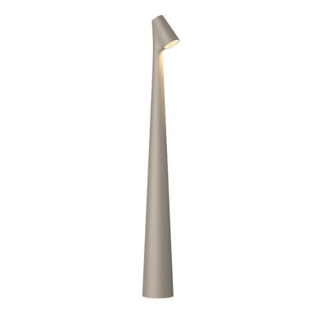 Minimalistische Hohe LED Tischleuchte - Kabellos & Wiederaufladbar
