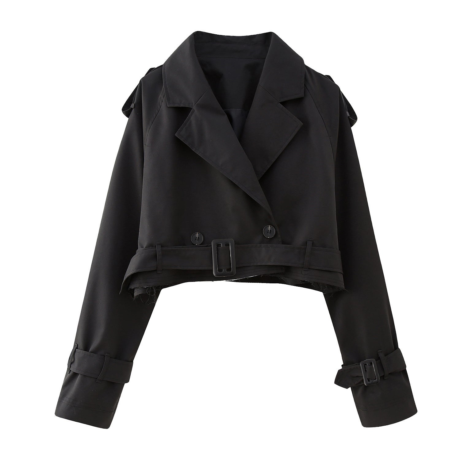 Damen Kurzer Trenchcoat – Stilvolle taillierte Oberbekleidung