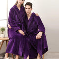 Unisex Langer Bademantel - Schalkragen Loungewear