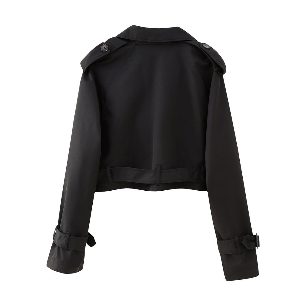 Damen Kurzer Trenchcoat – Stilvolle taillierte Oberbekleidung