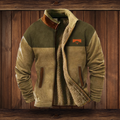 Herren Tribal Muster Jacke - Weiche Textur mit Stehkragen