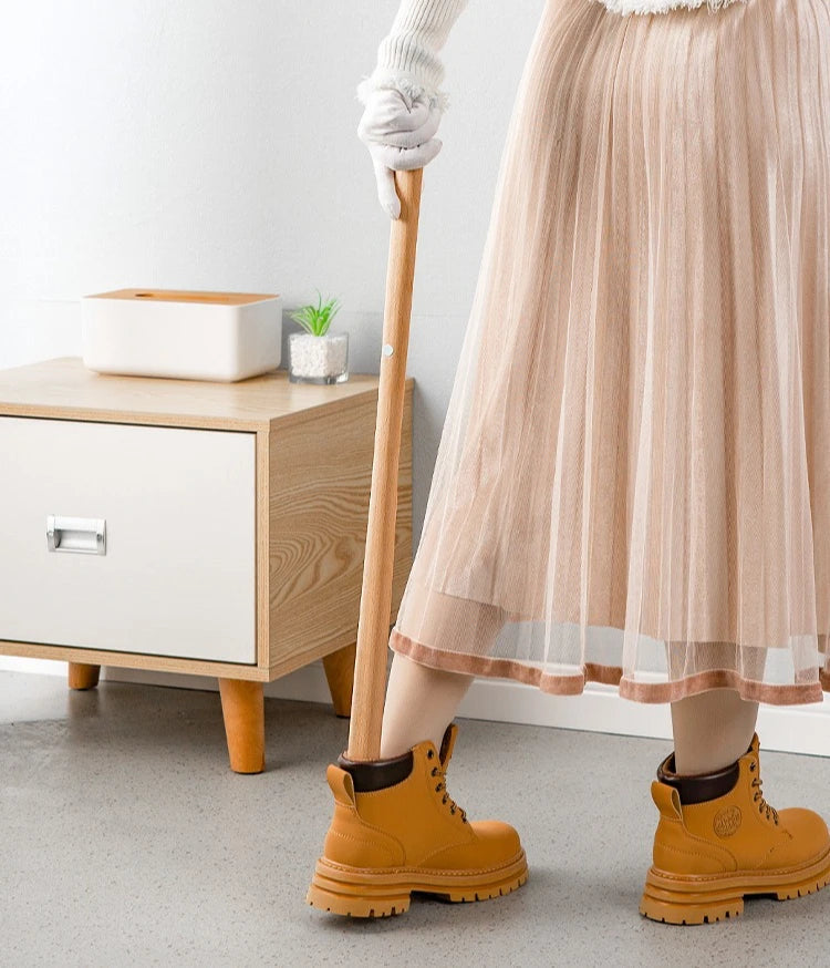 Minimalistischer magnetischer Schuhanzieher - Wandmontierter Schuhzieher