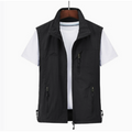 Herren Leichte Outdoor Gilet - Winddicht mit Reißverschlusstaschen