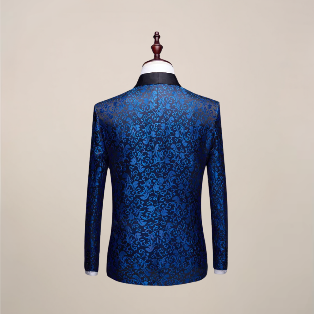 Herren Smoking Blazer - Bestickt & Schmale Passform