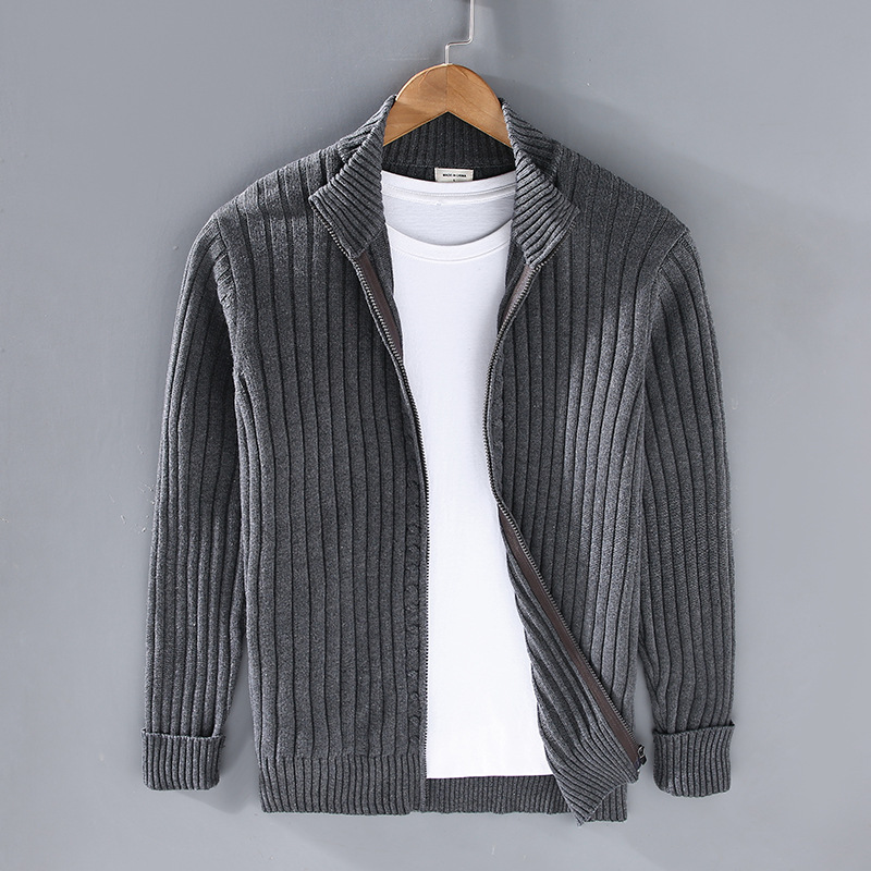 Stylischer Strickcardigan für Herren