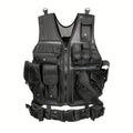 Unisex Taktische Mesh-Weste – Verstellbares Holster & Abnehmbarer Gürtel