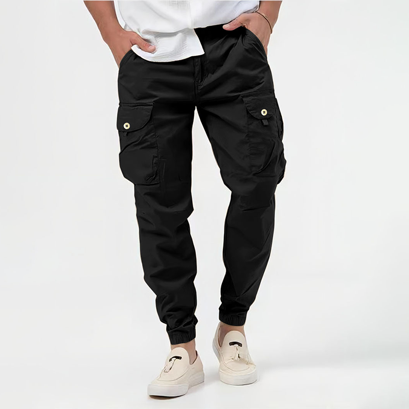 Herren Tapered Fit Cargo Hose - Lässig & mit mehreren Taschen