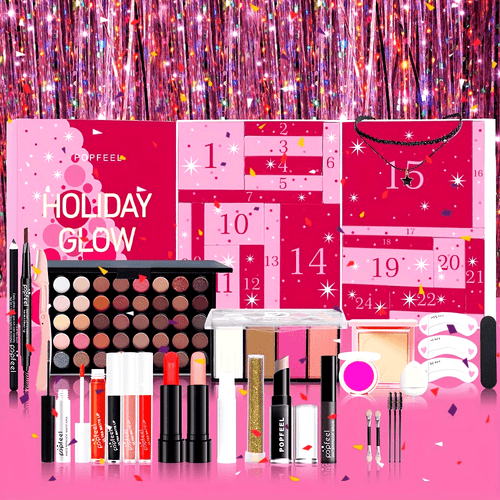 Damen 24 Tage Kosmetik Kollektion - Adventskalender Feiertags Make-up Kit
