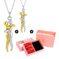 Eternal Embrace Necklace – Buy 1, Get 2 + Free Gift Box, eternal embrace necklace, couple necklace set, buy 1 get 2 necklace, matching couple necklaces, luxury gift necklace box, titanium necklace couples, romantic gift necklace, anniversary gift for her/him, boyfriend girlfriend necklace, love pendant necklace set, necklace with gift box, double necklace offer