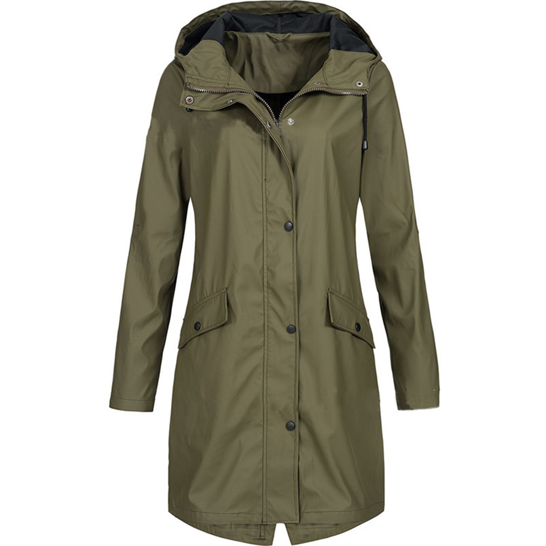Damen Elegante Wasserdichte Jacke - Winddichte Oberbekleidung