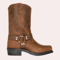 Herren Retro-Cowboystiefel – Schnallen-Ritter Stil
