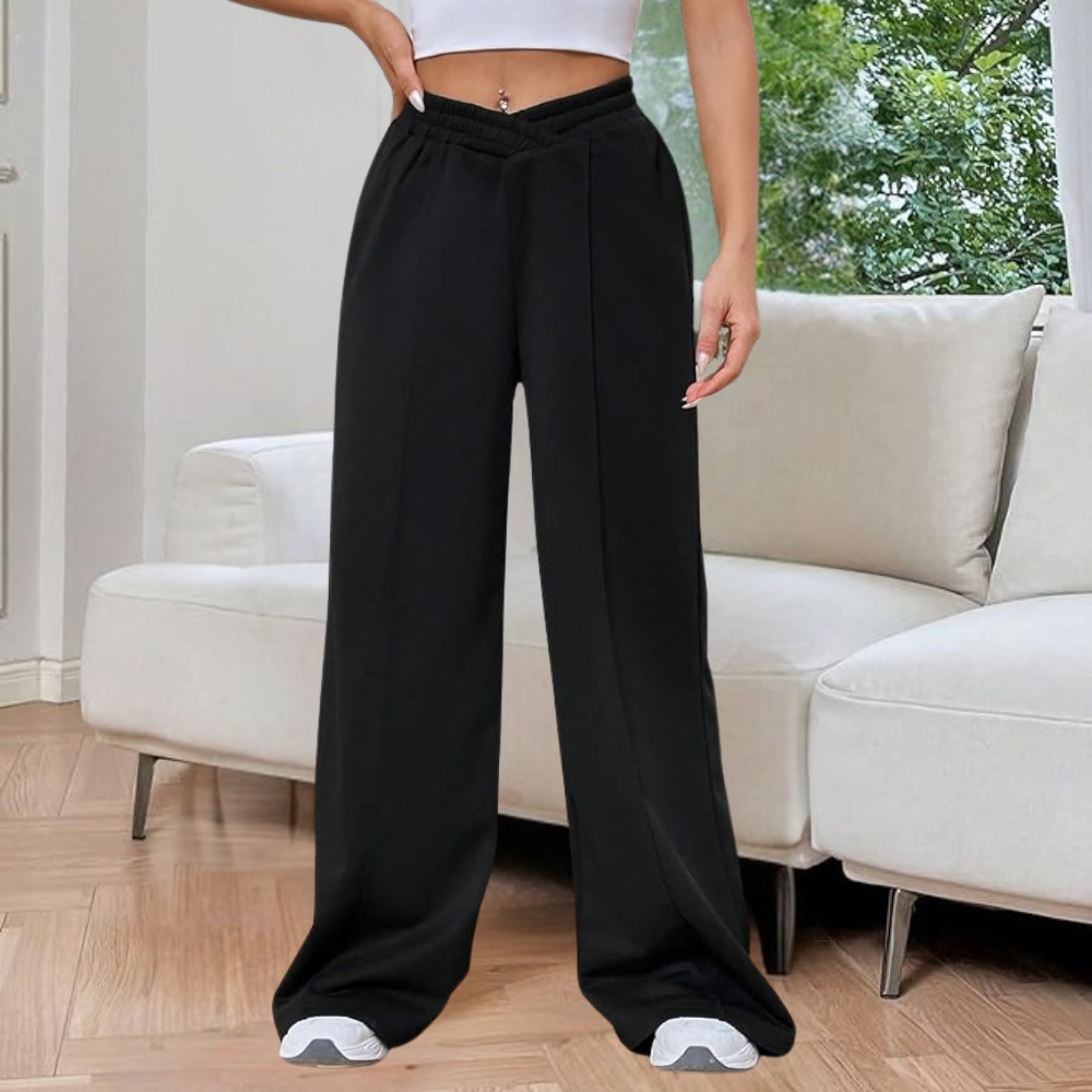 Damen High-Waist Wide-Leg Joggers - Entspannte & Flexible Passform