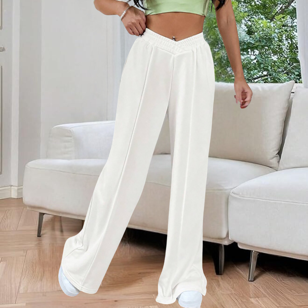 Damen High-Waist Wide-Leg Joggers - Entspannte & Flexible Passform