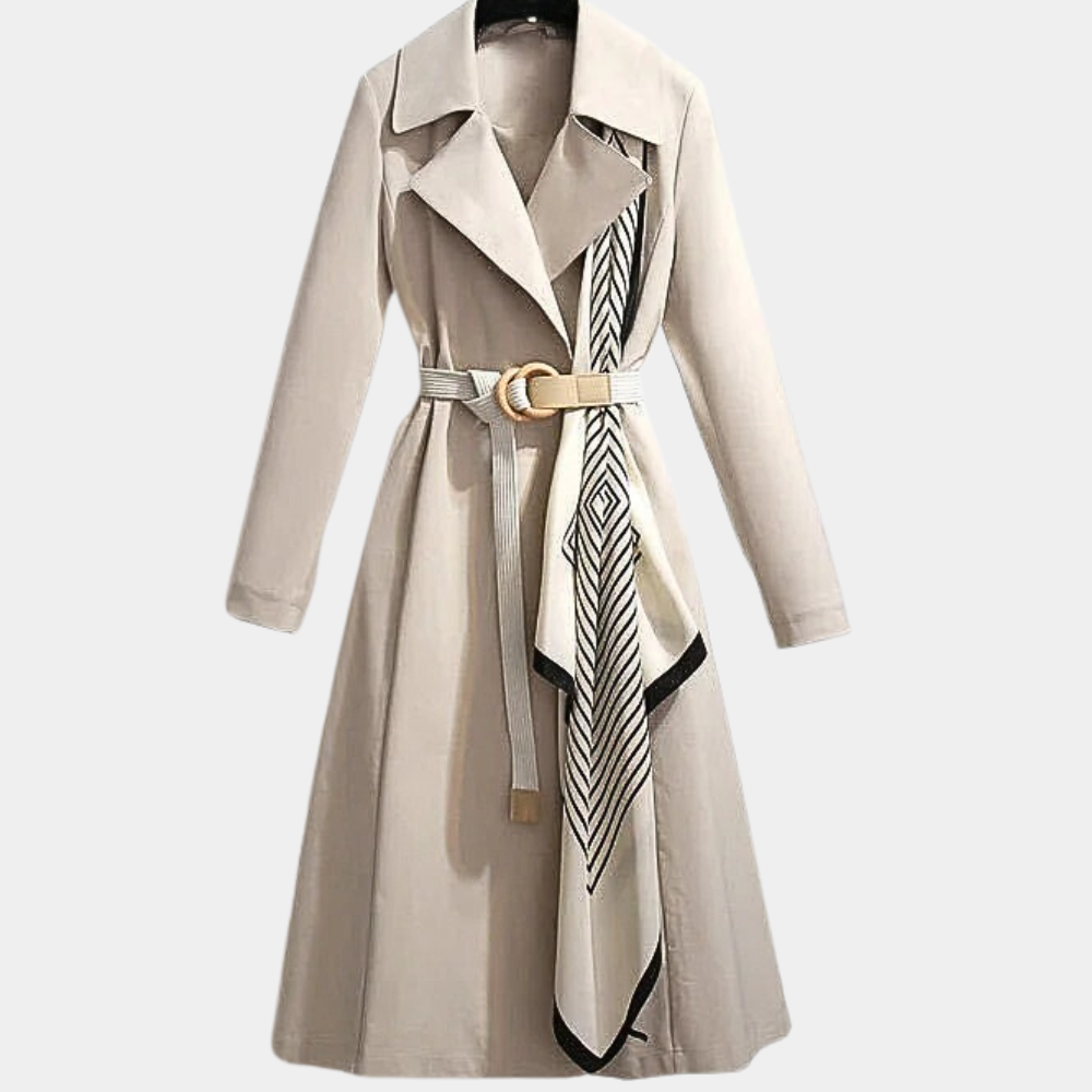 Damen Trenchcoat mit Gürtel – Gemütliche Oberbekleidung