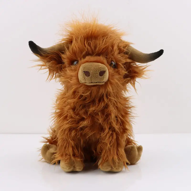 Highland-Kuh Stofftier – Weiches und Flauschiges Spielzeug