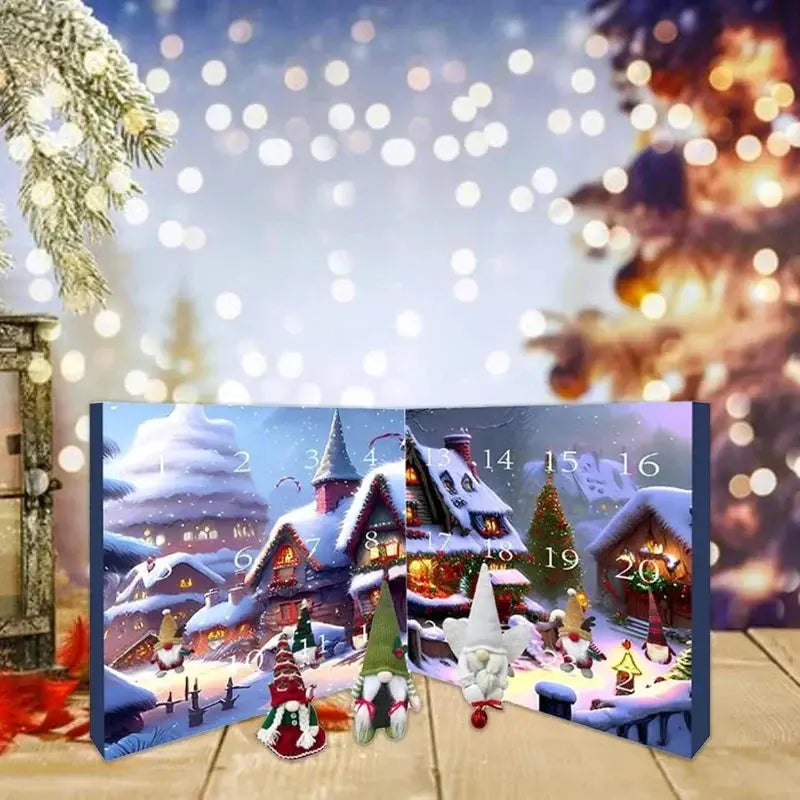 Weihnachts-Adventskalender – Wichtel-Spielzeugfiguren