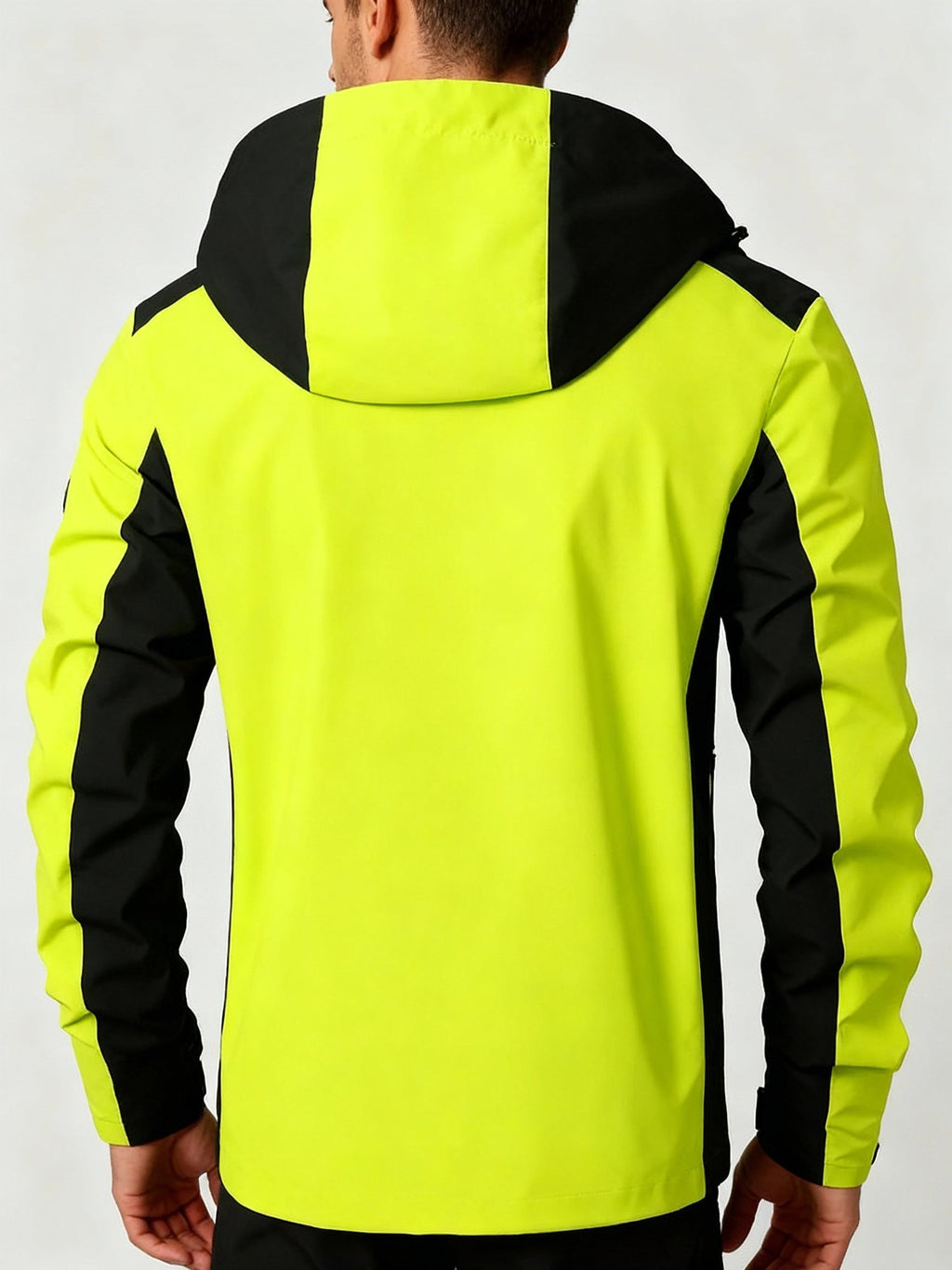 Herren Reflektierend Outdoorjacke - Wasserdicht mit Kapuze