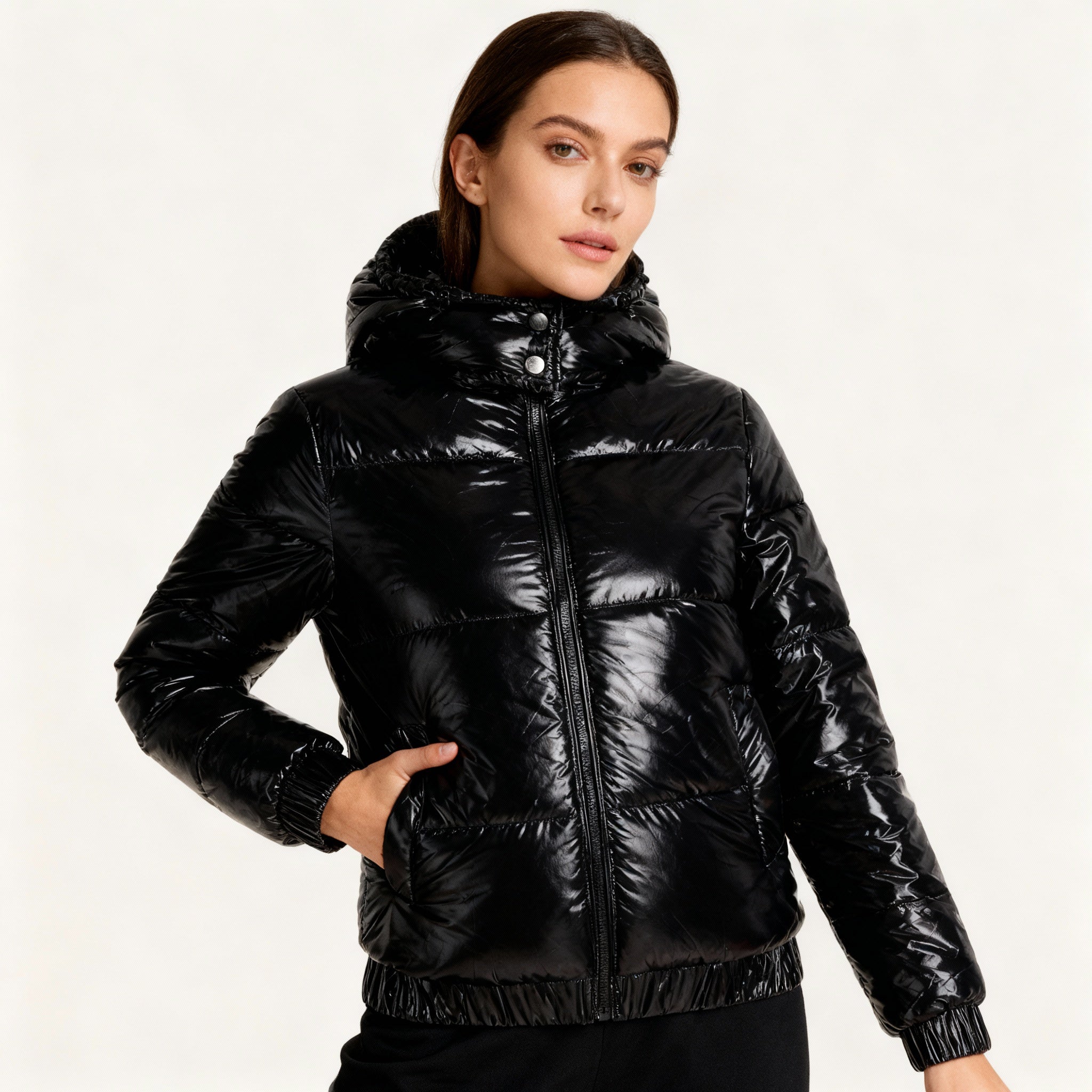 Damen Pufferjacke - Mit Kapuze & Wasserfest