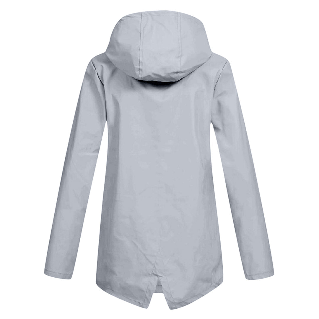 Damen Stilvolle Wasserdichte Jacke - Verstellbare Kapuzenfunktion