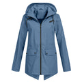 Damen Stilvolle Wasserdichte Jacke - Verstellbare Kapuzenfunktion