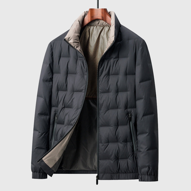 Herren Kastenstepp-Pufferjacke - Leicht & Wasserfest