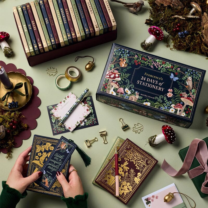 Schreibwaren Adventskalender - Weihnachts-Schreibzubehör