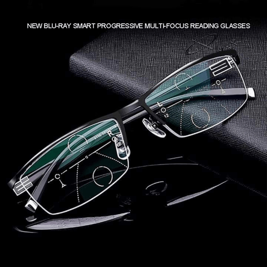 Progressive Reading Glasses  German Multi-Zone Lens Technology - Product example