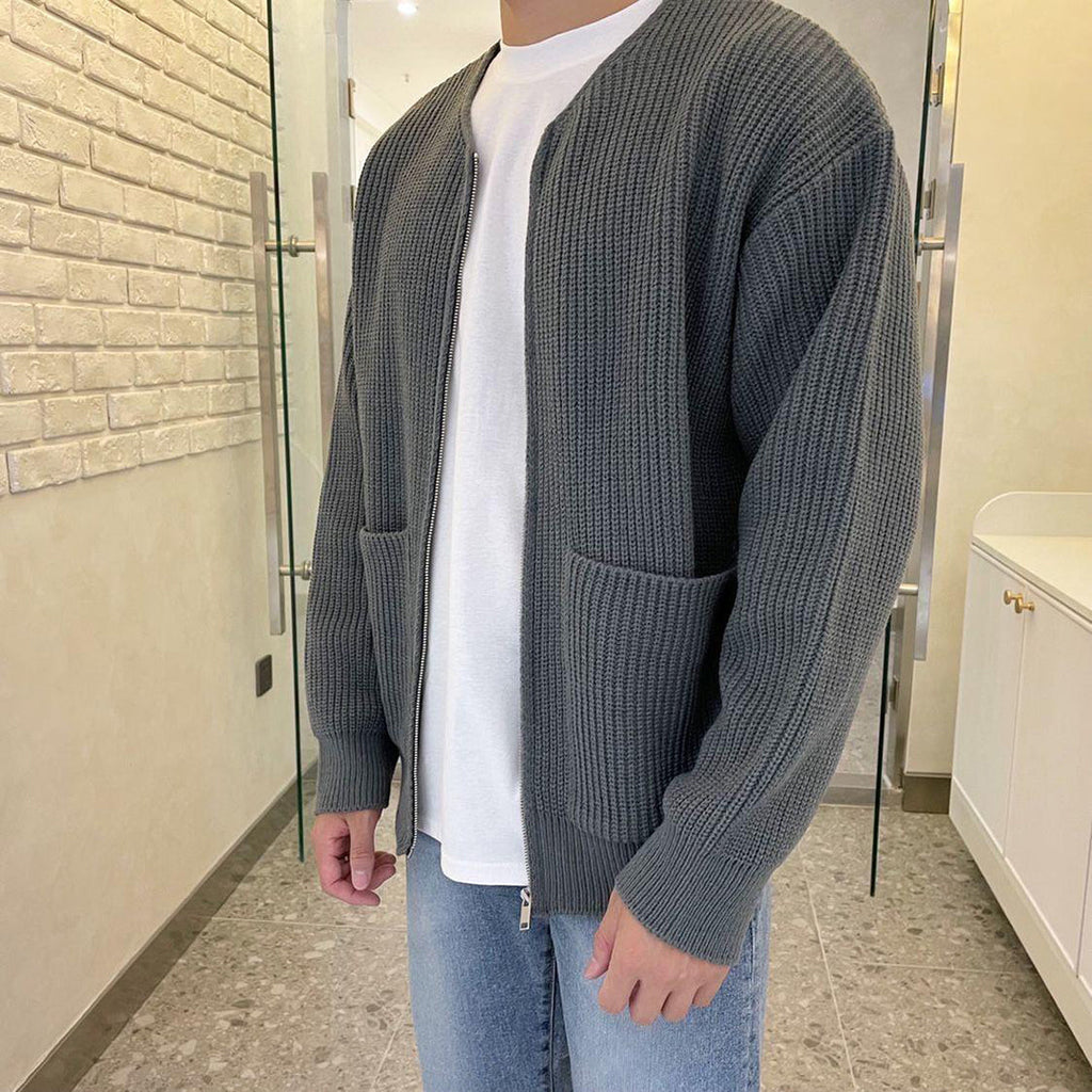 Herren Strick Cardigan - Warm und Gemütlich