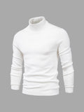 Stilvoller Rollkragenpullover für Herren