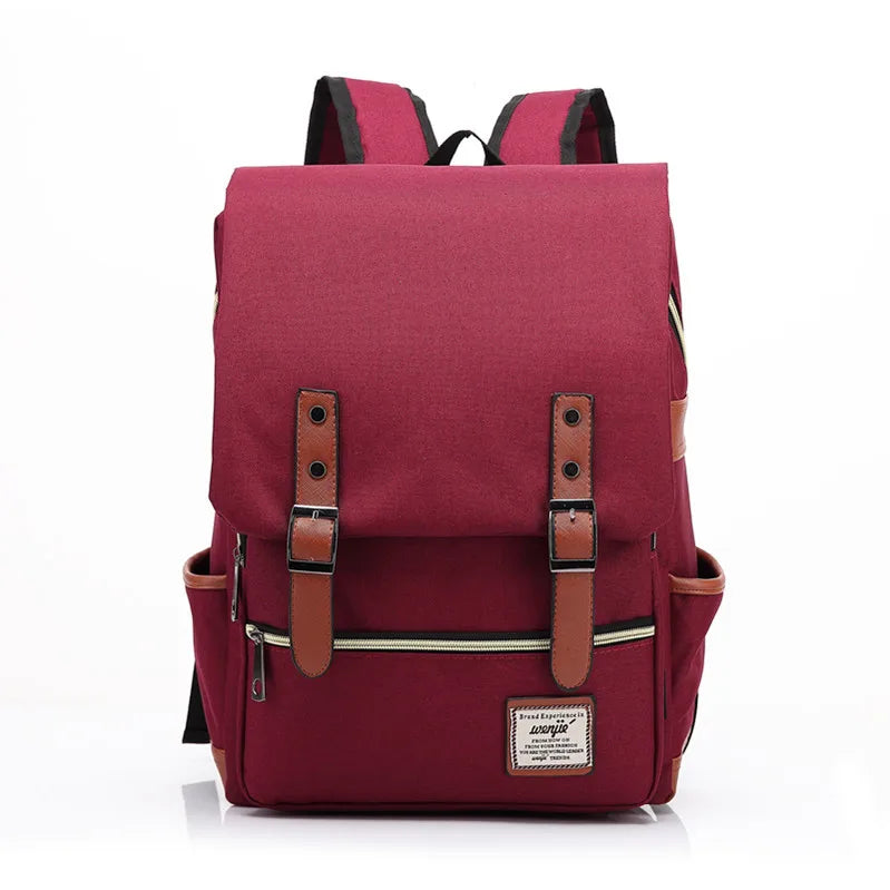 Damen Wasserdichter Klappverschluss-Rucksack - Pendler- und Reisetasche