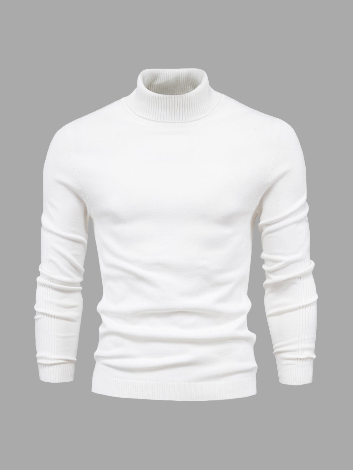 Stilvoller Rollkragenpullover für Herren