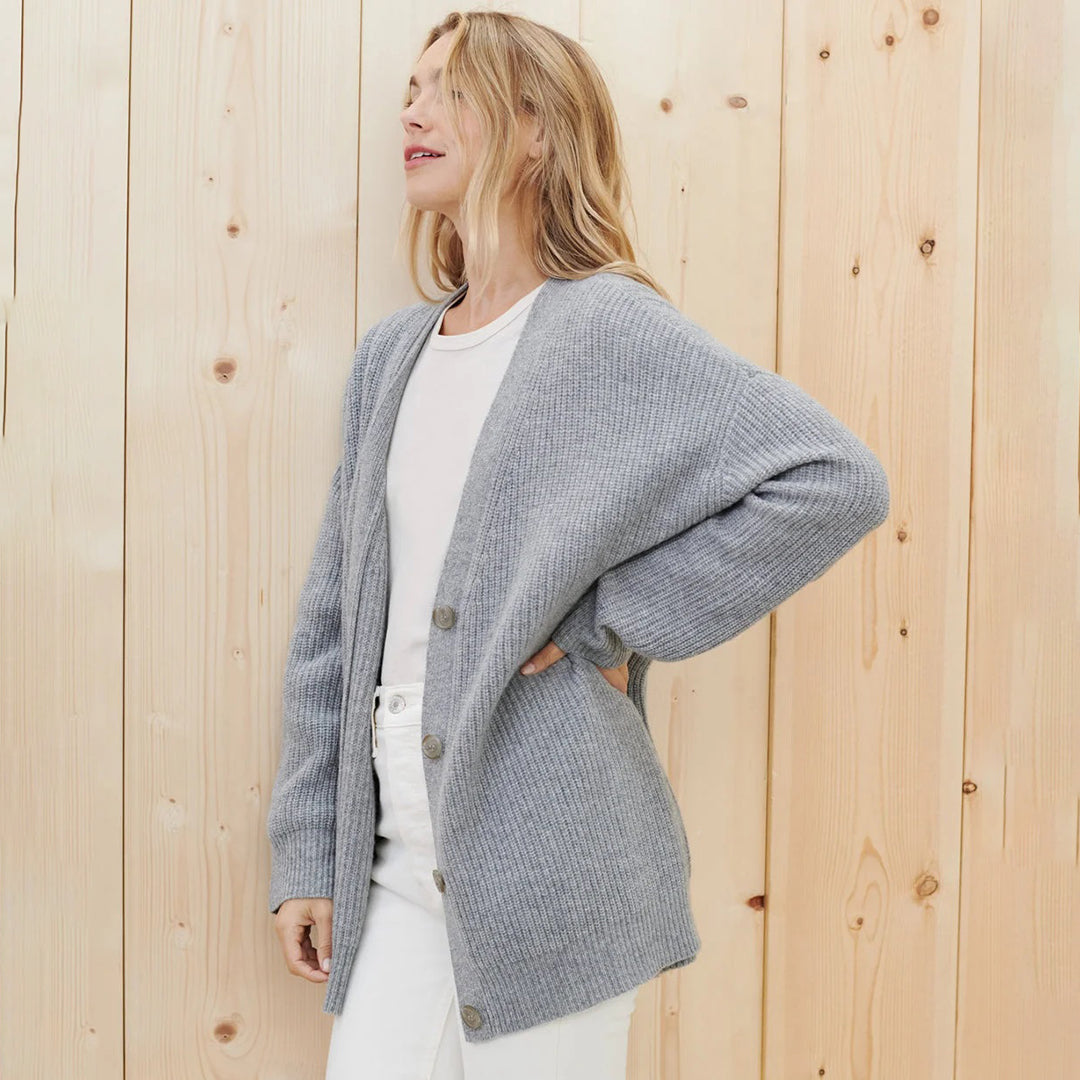 Damen Strick-Cardigan - Gemütliche Oversize-Passform