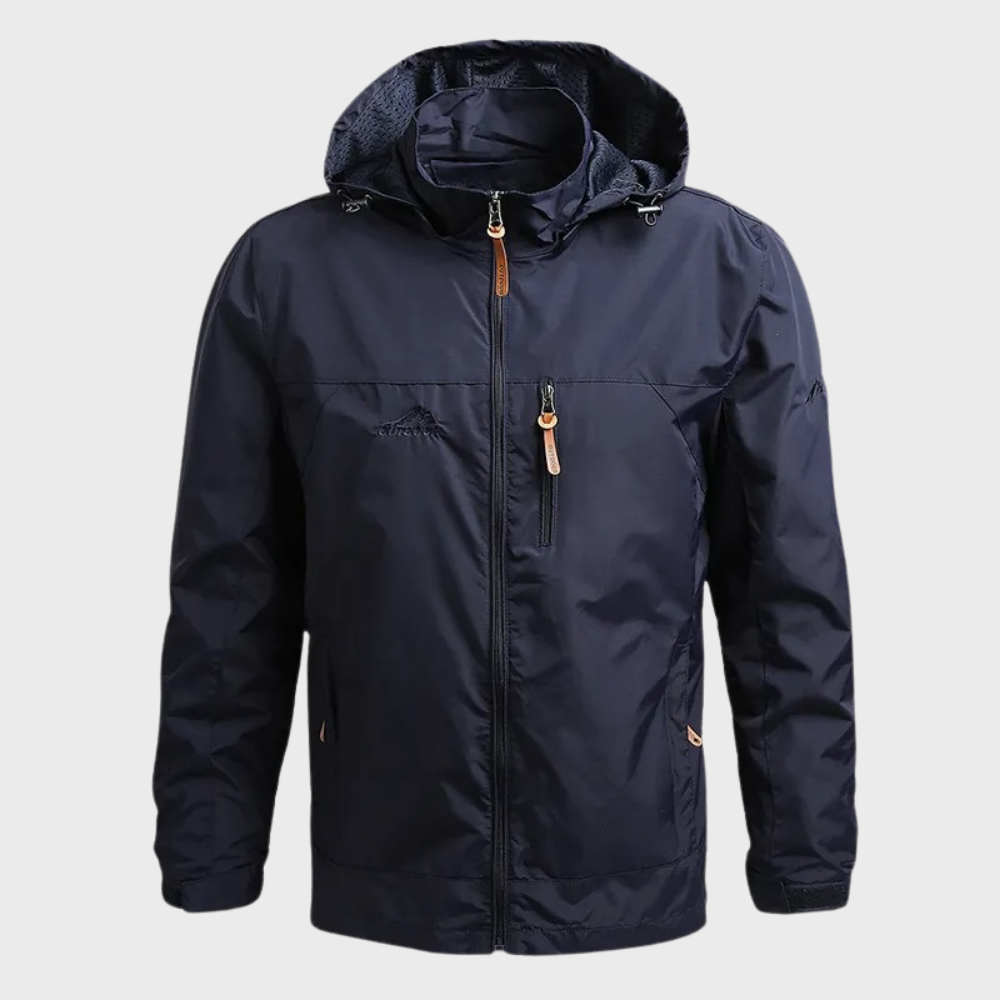 Herren Wasserdichte Jacke mit Kapuze - Wetterfeste Oberbekleidung