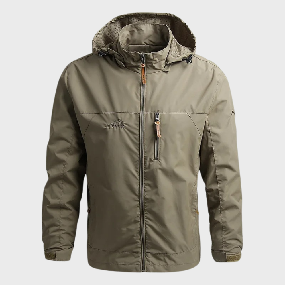 Herren Wasserdichte Jacke mit Kapuze - Wetterfeste Oberbekleidung