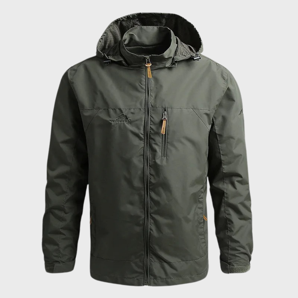 Herren Wasserdichte Jacke mit Kapuze - Wetterfeste Oberbekleidung