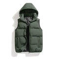 Herren Puffer Gilet mit Kapuze - Wattiert & Gesteppt
