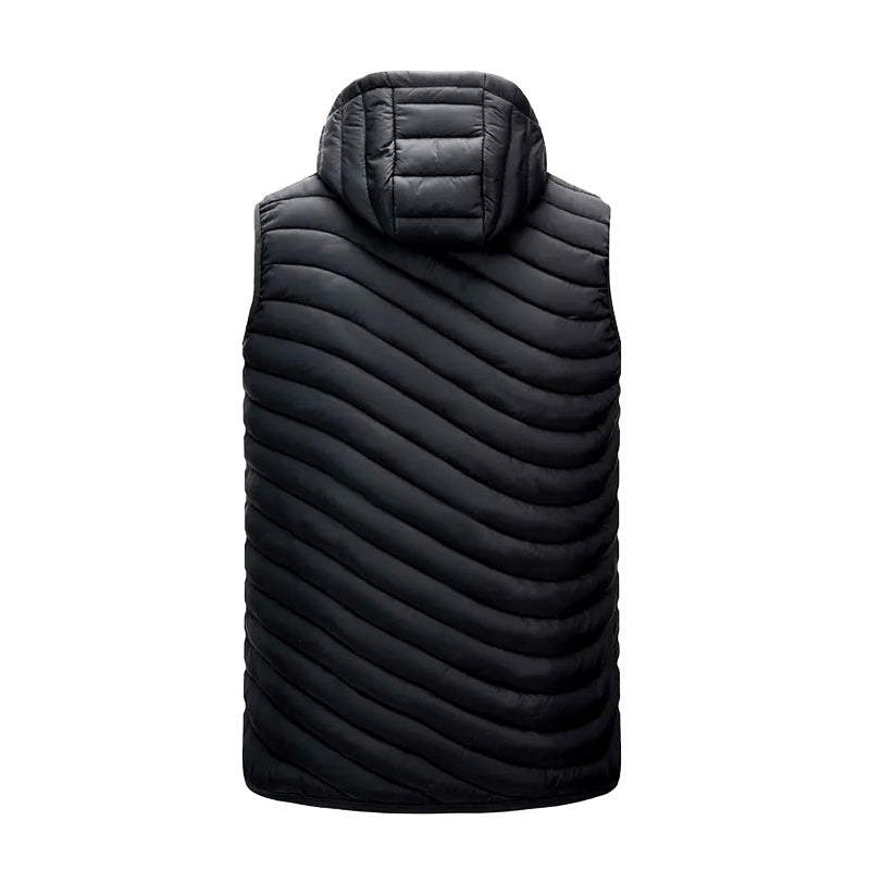 Herren Puffer Gilet mit Kapuze - Isoliert & Winddicht