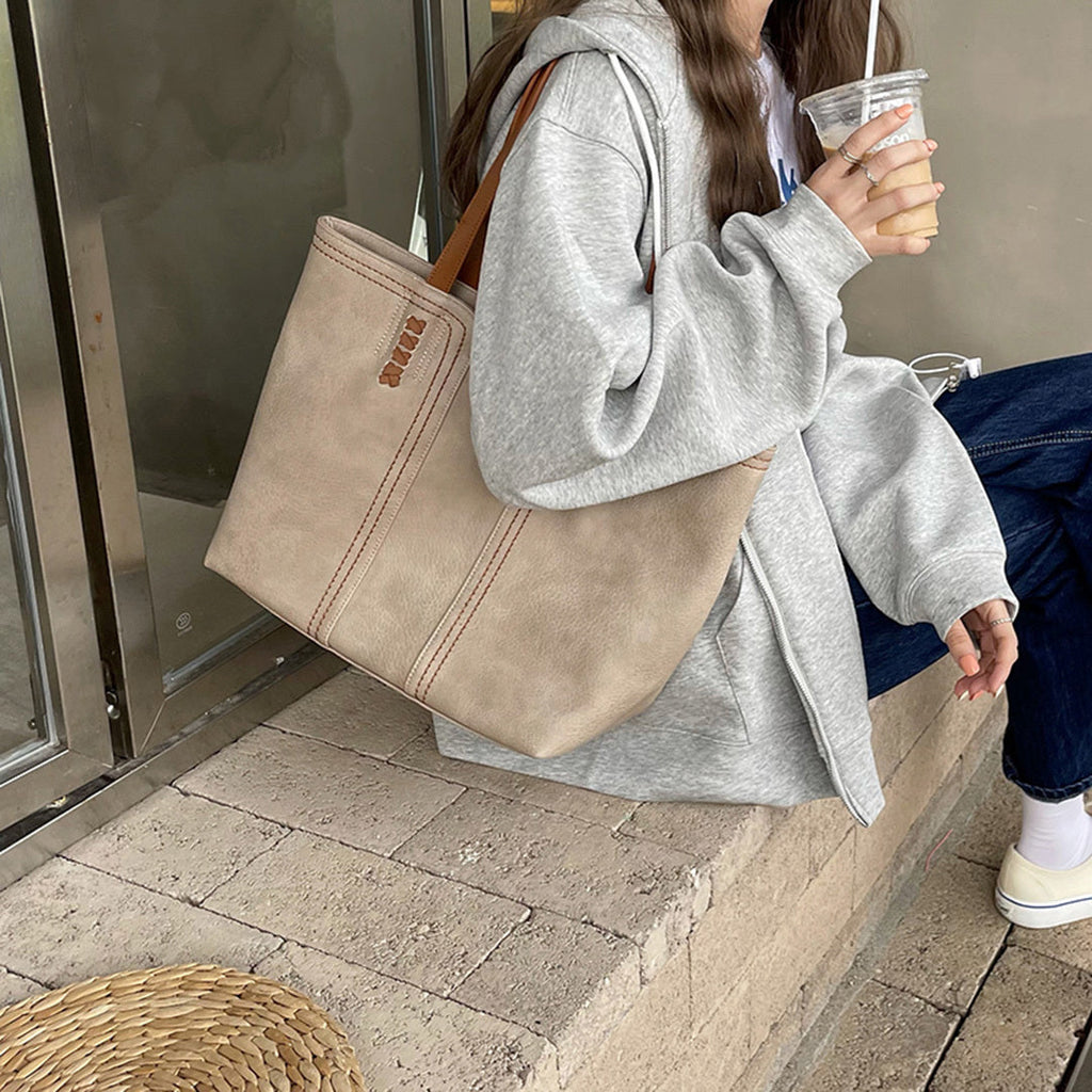 Damen Strukturierte Tote Bag - Geräumiges Design