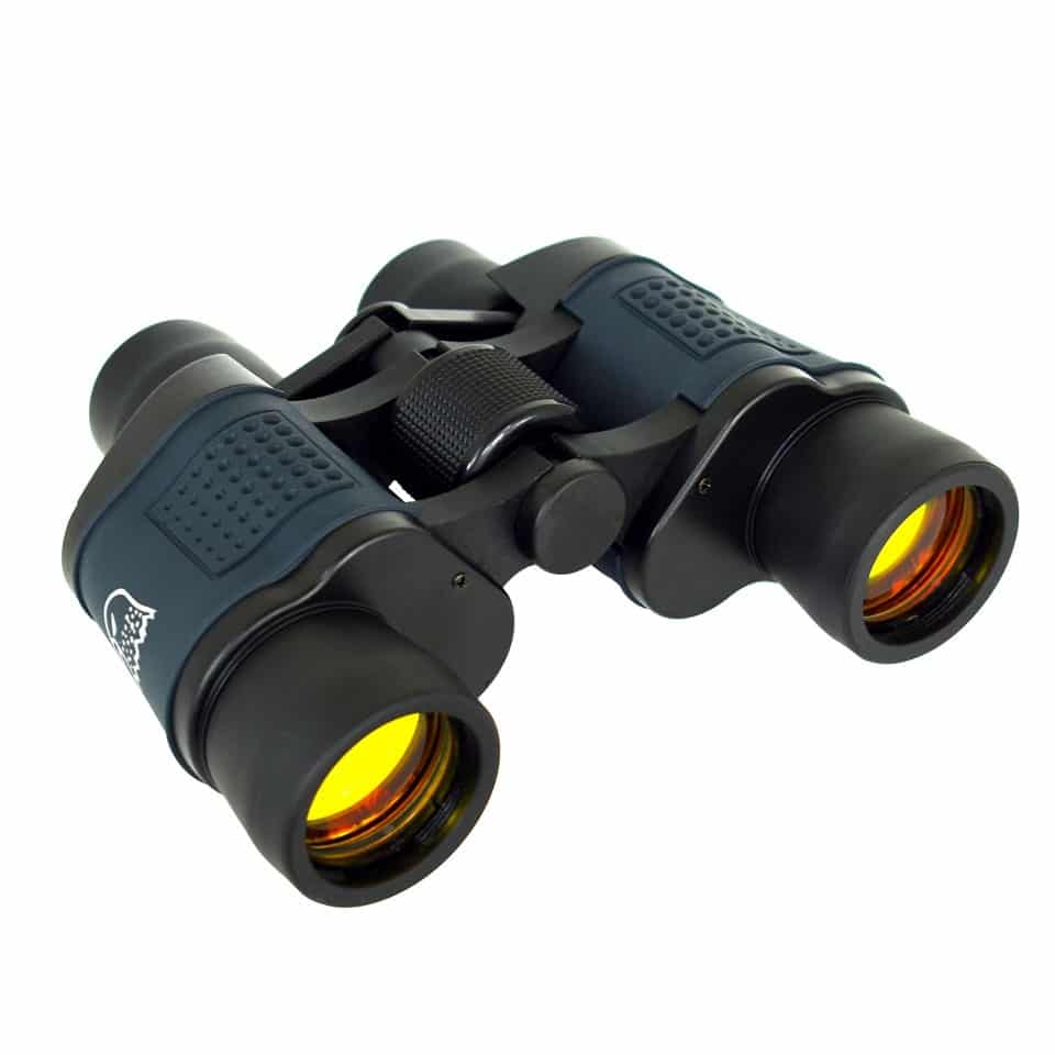 Schwarzes Langstrecken-Jagd-Fernglas – Gummi-Gepanzerte mit Nachtsicht