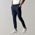 Herren Knöchellange Arbeitshosen - Slim Fit & Schlupfstil